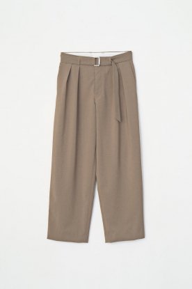 VICTIM / 2 TUCK SLACKS (BROWN)