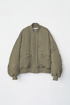 VICTIM / VINTAGE EFFECT MA-1 JACKET (KHAKI)