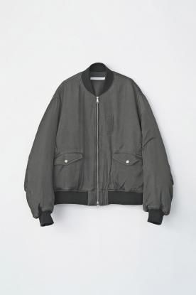 VICTIM / VINTAGE EFFECT MA-1 JACKET (BLACK)