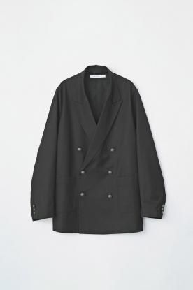 VICTIM / DOUBLE BRESTED JACKET (BLACK)