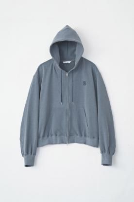 VICTIM / VINTAGE EFFECT SHORT ZIP PARKA (NAVY)