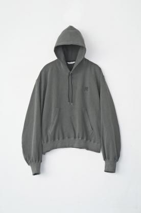 VICTIM / VINTAGE EFFECT SHORT PARKA (BLACK)