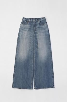 VICTIM  HAGUN / WIDE PIPE DENIM PANTS (BLUE)