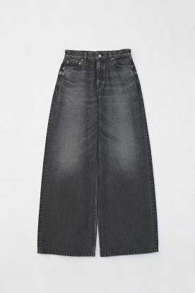 VICTIM  HAGUN / WIDE PIPE DENIM PANTS (BLACK)