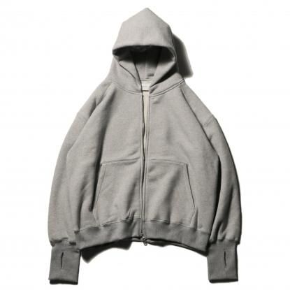 Sweat big zip hoody / Gray - compass 新潟 | CMEinc. online store