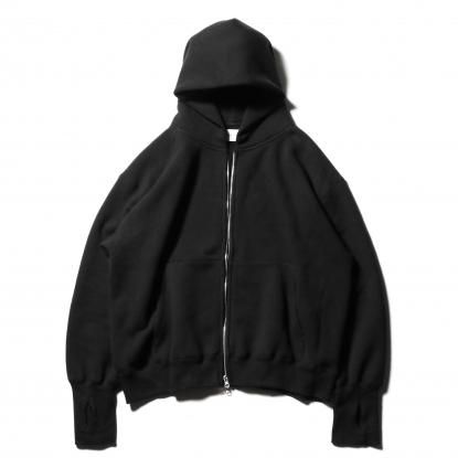 Sweat big zip hoody / Black - compass 新潟 | CMEinc. online store