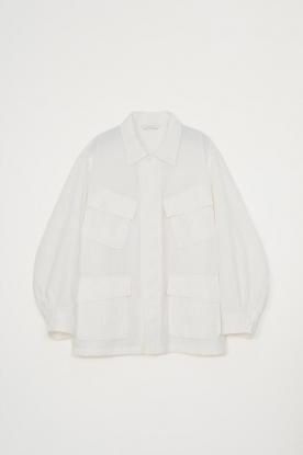 VICTIM / FATIGUE SHIRT JACKET (WHITE)