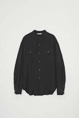 VICTIM / RAYON SILK SHIRT (BLACK)