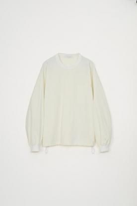 VICTIM / L/S NYLON TEE (WHITE)