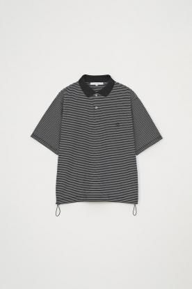 VICTIM / BORDER PORO SHIRT(BLK��WHT)