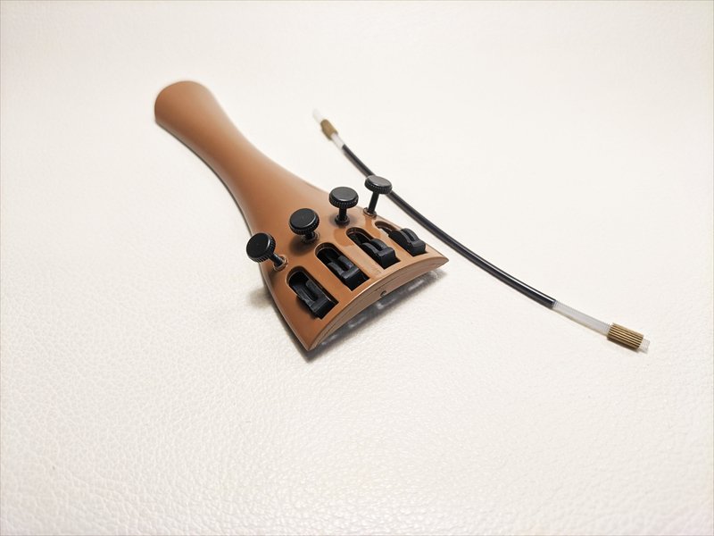 ボックスウッドカラー 4アジャスター内蔵 樹脂製テールピース - ”クワトロ弦楽器” 楽器販売・買取・修理・通販・レンタル