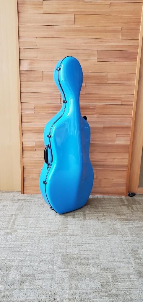 フューメビアンカ Fiumebianca 4／4チェロハードケース (ブルー