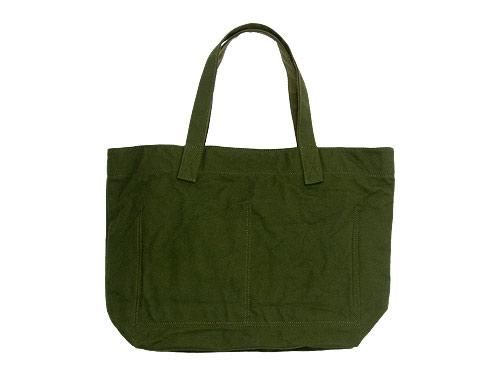 MHL. HEAVY CANVAS TOTE BAG 180OLIVE 5966271501