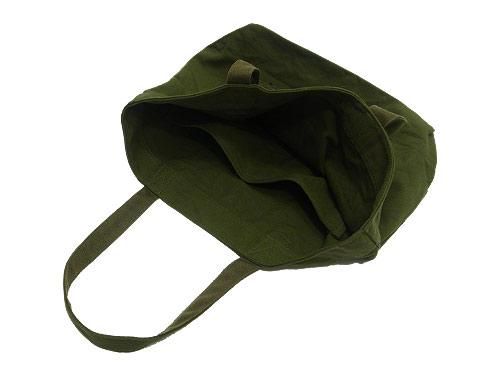 MHL. HEAVY CANVAS TOTE BAG 180OLIVE 5966271501