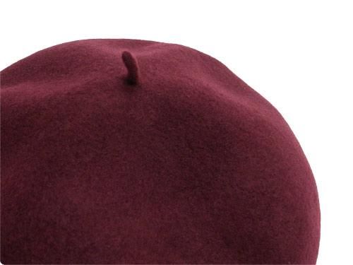 StitchandSew wool beret BORDEAUX