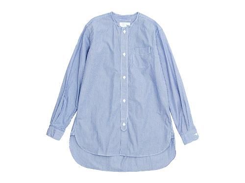 blanc no collar long shirts STRIPE bl-17A-S04 