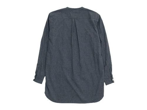 blanc no collar long shirts TOP CHARCOAL bl-15C-S04 