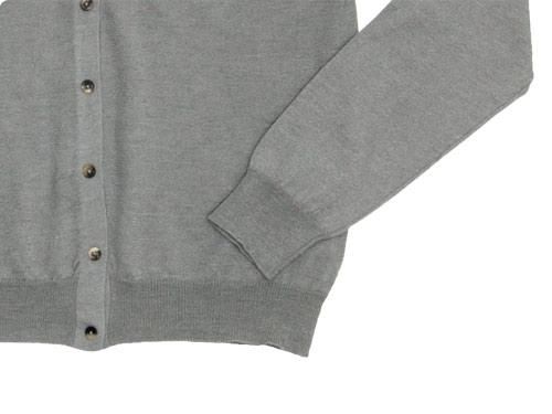 MARGARET HOWELL COTTON RAMIE CASHMERE CREW NECK CARDIGAN 022LIGHT GRAY̥ǥ