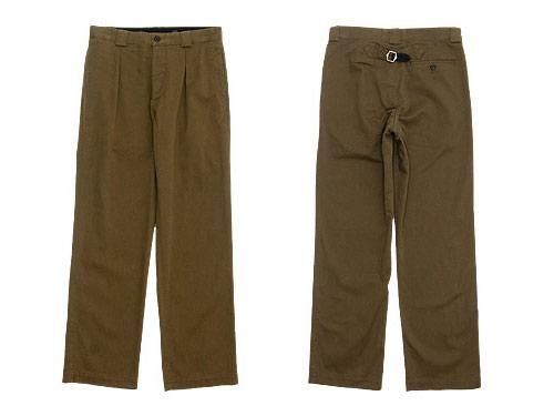 MARGARET HOWELL RAISED DRILL PANTS 180KHAKI ̥󥺡