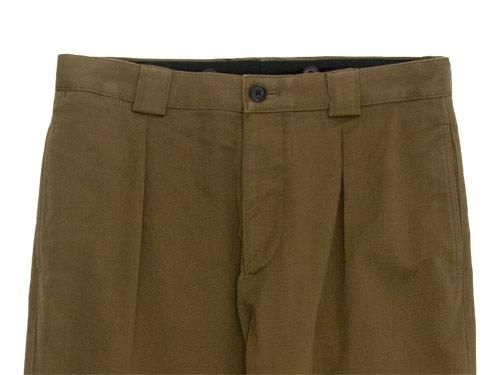 MARGARET HOWELL RAISED DRILL PANTS 180KHAKI ̥󥺡