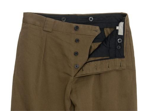 MARGARET HOWELL RAISED DRILL PANTS 180KHAKI ̥󥺡