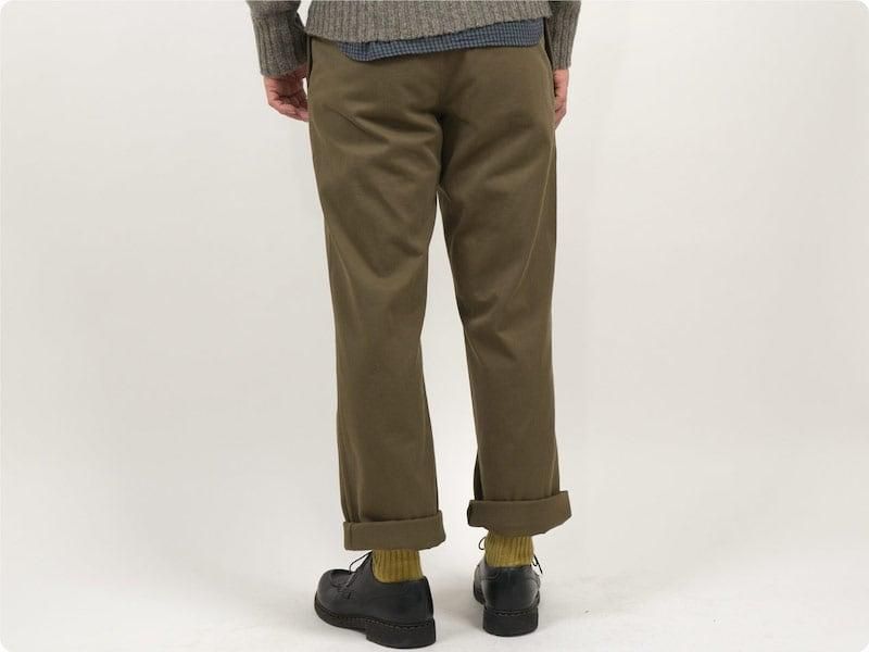 MARGARET HOWELL RAISED DRILL PANTS 180KHAKI ̥󥺡
