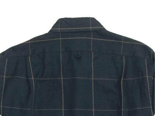 MARGARET HOWELL OVERSIZED CHECK SHIRTS 023CHARCOAL ̥󥺡