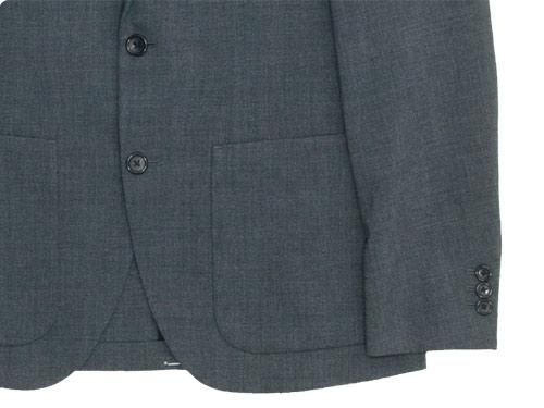MARGARET HOWELL LIGHT WOOL HOPSACK JACKET 022GRAY ̥󥺡