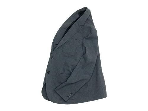 MARGARET HOWELL LIGHT WOOL HOPSACK JACKET 022GRAY ̥󥺡