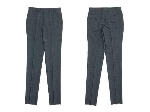MARGARET HOWELL LIGHT WOOL HOPSACK TROUSERS 022GRAY ̥󥺡