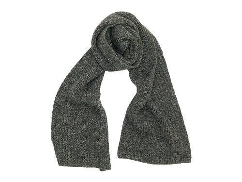 MHL. BRITISH WOOL MUFFLER 180KHAKI