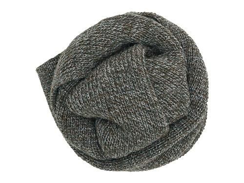 MHL. BRITISH WOOL MUFFLER 180KHAKI