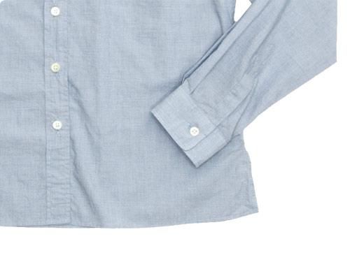 MARGARET HOWELL SUPERFINE END ON END NO CALLOR SHIRTS 110BLUE̥ǥ