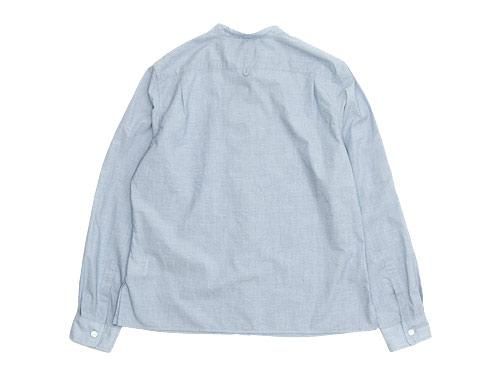 MARGARET HOWELL SUPERFINE END ON END NO CALLOR SHIRTS 110BLUE̥ǥ