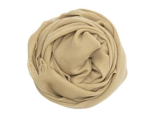 MARGARET HOWELL WOOL CASHMERE SCARF 054CAMEL