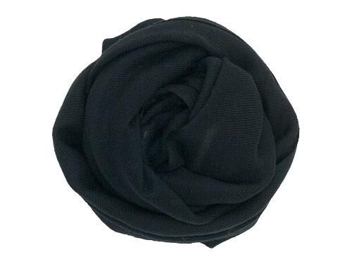 MARGARET HOWELL WOOL CASHMERE SCARF 010BLACK