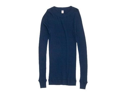 homspun(ホームスパン) 40/-丸胴テレコ クルーネックプル