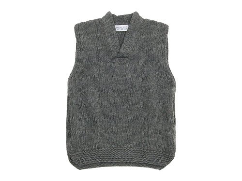 ENDS and MEANS Grandpa Knit Vest GRAY