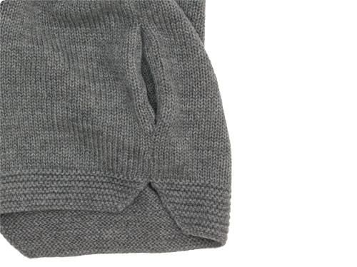 ENDS and MEANS Grandpa Knit Vest GRAY