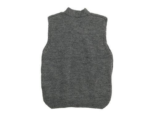 ENDS and MEANS Grandpa Knit Vest GRAY
