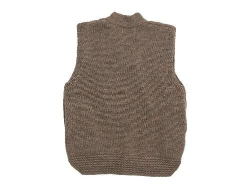 ENDS and MEANS Grandpa Knit Vest BROWN