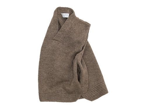 ENDS and MEANS Grandpa Knit Vest BROWN