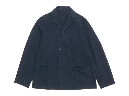 THE HINOKI オーガニックコットンギャバ セミダブルジャケット NAVY ...