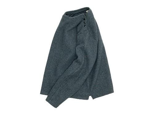 TATAMIZE C/NECK WOOL SHIRT GRAY