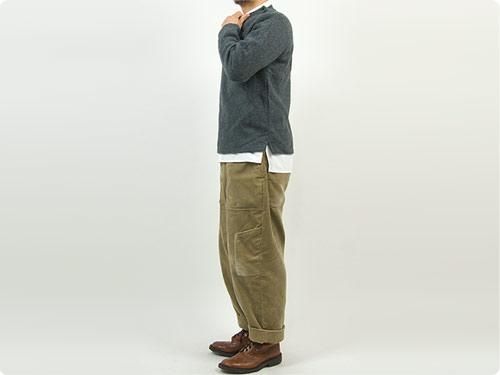 TATAMIZE C/NECK WOOL SHIRT GRAY