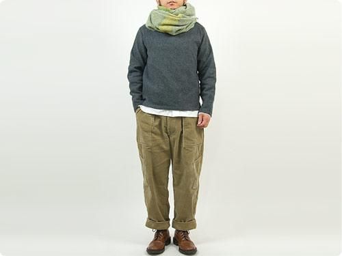 TATAMIZE C/NECK WOOL SHIRT GRAY