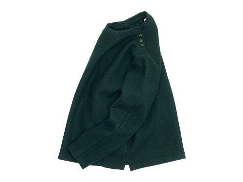 TATAMIZE C/NECK WOOL SHIRT GREEN