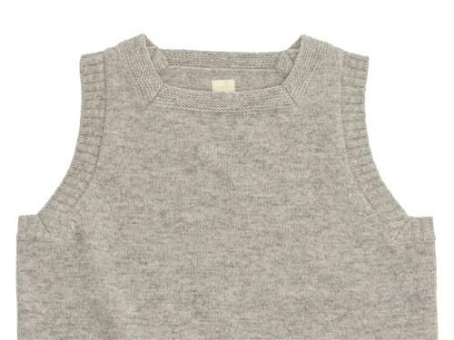 TATAMIZE SQUARE NECK VEST GRAY