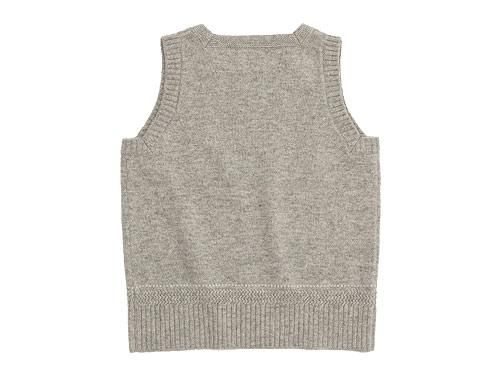 TATAMIZE SQUARE NECK VEST GRAY