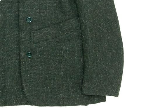 TATAMIZE STAND COLLAR JACKET GREEN